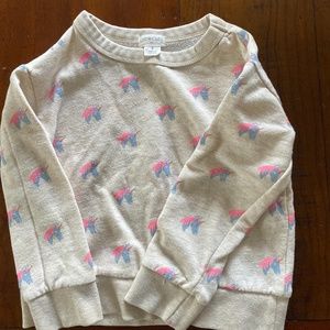 Crewcuts unicorn sweatshirt